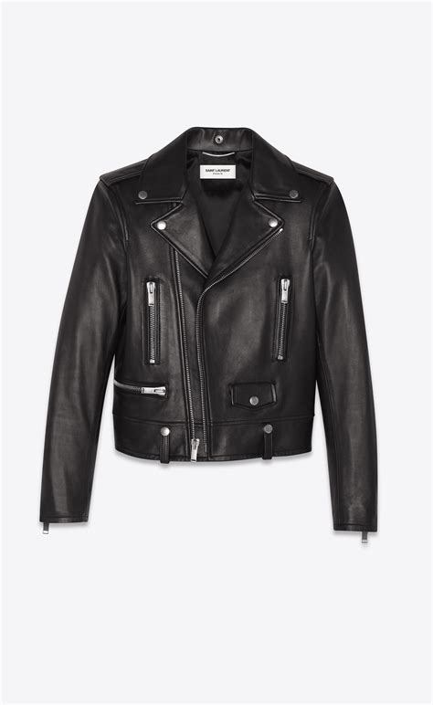 ysl mens motorcycle jacket|yves saint laurent men's jacket.